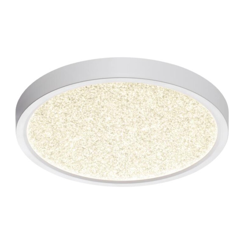 7661/18L MITRA LED SN 555 Светильник пластик/белый LED 18Вт 3000/4000K D230 IP40 OMEGA WHITE 5