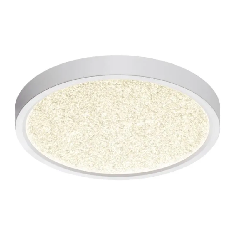 7661/18L MITRA LED SN 555 Светильник пластик/белый LED 18Вт 3000/4000K D230 IP40 OMEGA WHITE 4