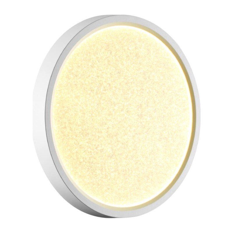 7661/18L MITRA LED SN 555 Светильник пластик/белый LED 18Вт 3000/4000K D230 IP40 OMEGA WHITE 6