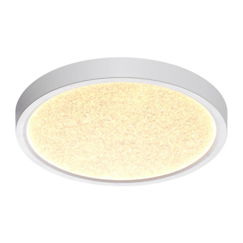 7661/18L MITRA LED SN 555 Светильник пластик/белый LED 18Вт 3000/4000K D230 IP40 OMEGA WHITE 7