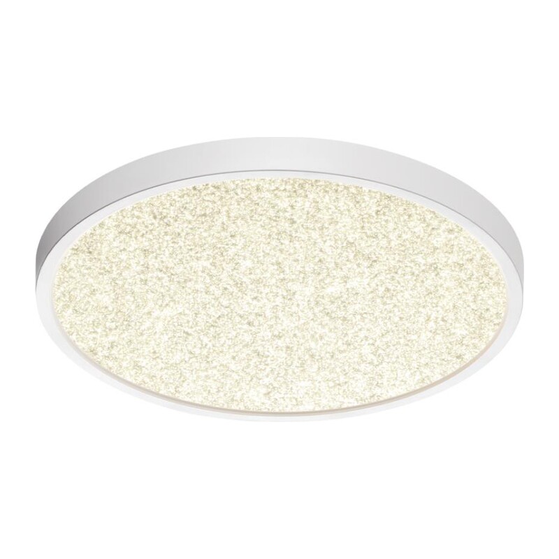 7661/24L MITRA LED SN 555 Светильник пластик/белый LED 24Вт 3000/4000K D300 IP40 OMEGA WHITE 5