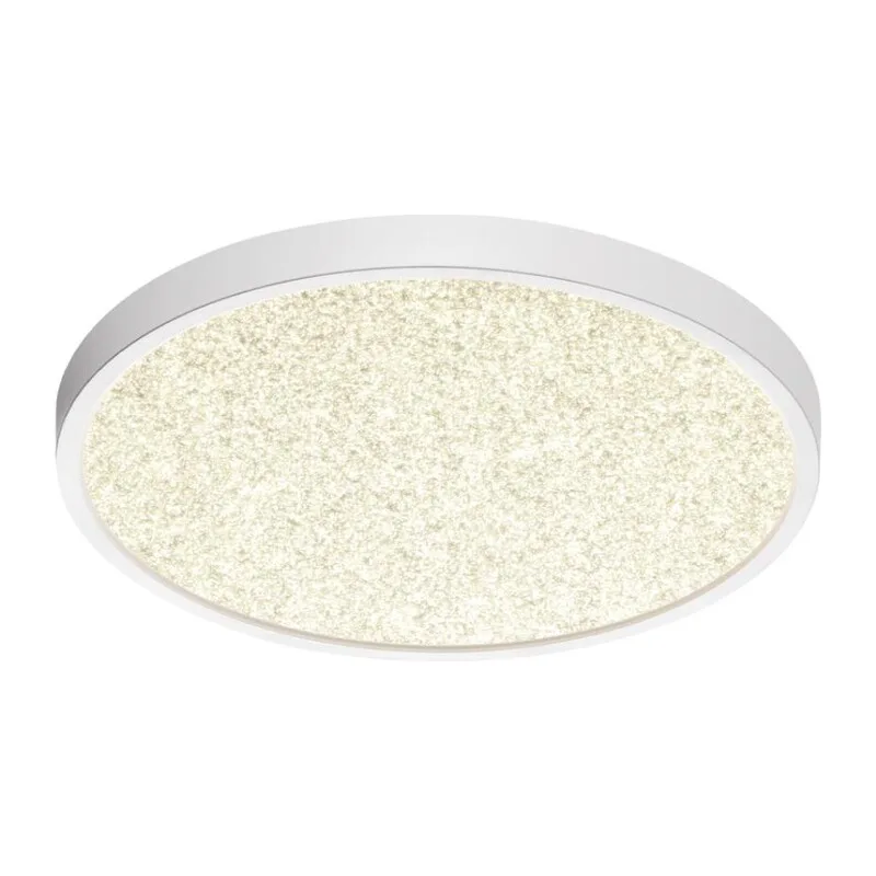 7661/24L MITRA LED SN 555 Светильник пластик/белый LED 24Вт 3000/4000K D300 IP40 OMEGA WHITE 4