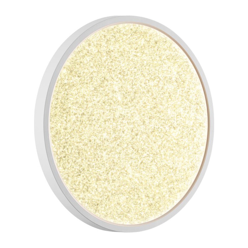 7661/24L MITRA LED SN 555 Светильник пластик/белый LED 24Вт 3000/4000K D300 IP40 OMEGA WHITE 6