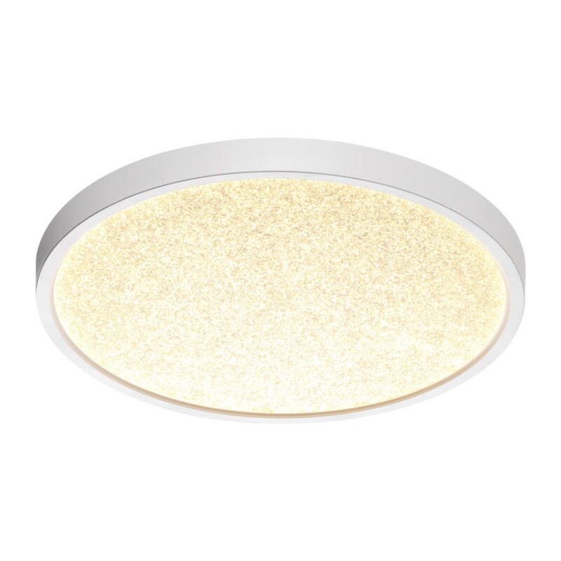 7661/24L MITRA LED SN 555 Светильник пластик/белый LED 24Вт 3000/4000K D300 IP40 OMEGA WHITE 7