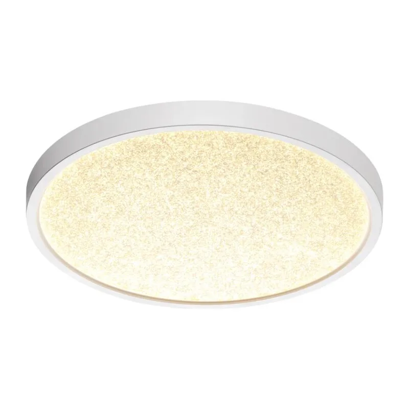 7661/24L MITRA LED SN 555 Светильник пластик/белый LED 24Вт 3000/4000K D300 IP40 OMEGA WHITE 5