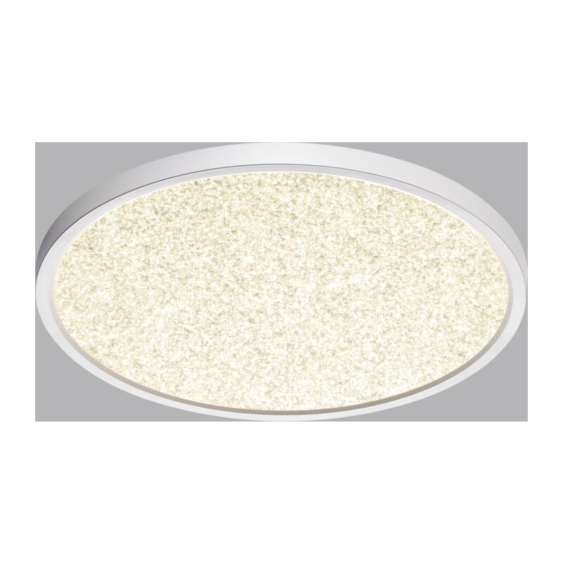 7661/32L MITRA LED SN 555 Светильник пластик/белый LED 32Вт 3000/4000K D400 IP40 OMEGA WHITE 4