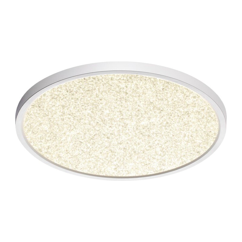 7661/32L MITRA LED SN 555 Светильник пластик/белый LED 32Вт 3000/4000K D400 IP40 OMEGA WHITE 5