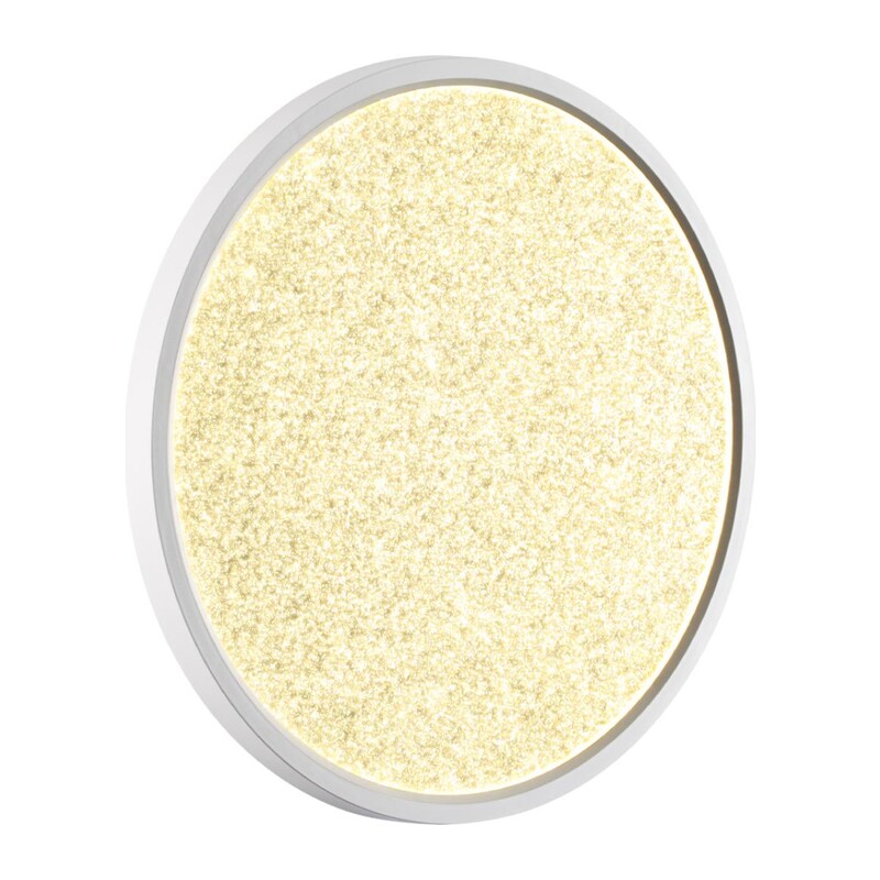 7661/32L MITRA LED SN 555 Светильник пластик/белый LED 32Вт 3000/4000K D400 IP40 OMEGA WHITE 6