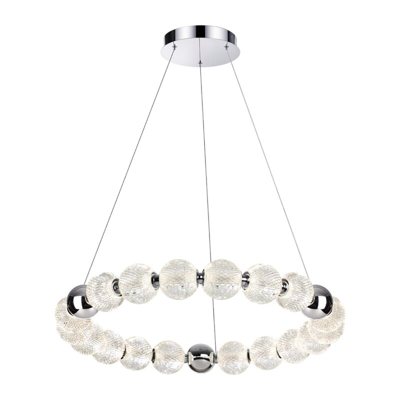 5007/60L L-VISION ODL24 571 хром/металл/акрил Люстра LED 60W 4000K 4987лм CRYSTAL