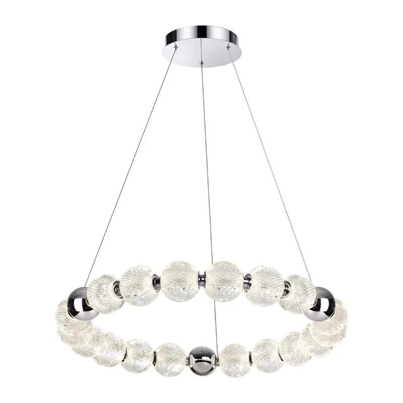 5007/60L L-VISION ODL24 571 хром/металл/акрил Люстра LED 60W 4000K 4987лм CRYSTAL