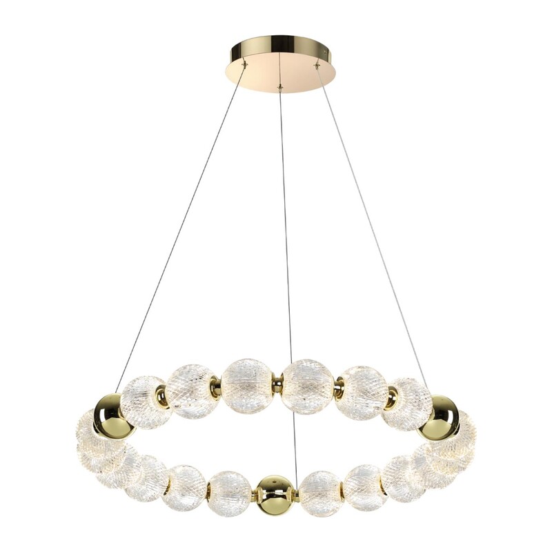 5008/60L L-VISION ODL24 571 золотой/металл/акрил Люстра LED 60W 4000K 5058лм CRYSTAL
