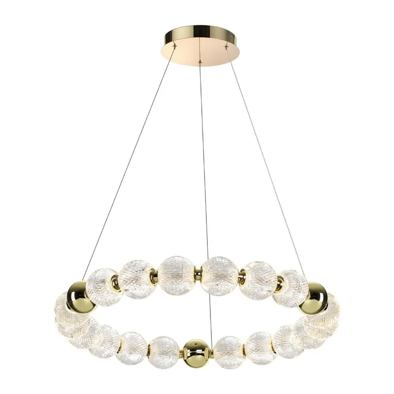 5008/60L L-VISION ODL24 571 золотой/металл/акрил Люстра LED 60W 4000K 5058лм CRYSTAL