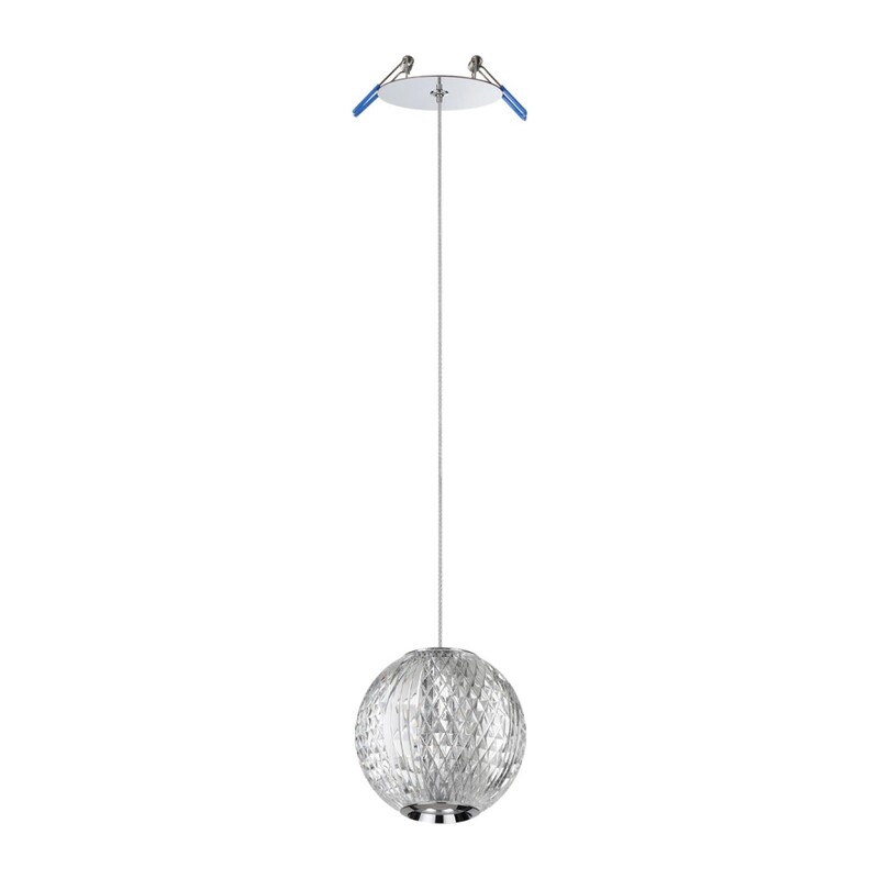 5007/5LA L-VISION ODL24 567 хром/металл/акрил Подвес LED 5W 4000K 365лм CRYSTAL 2