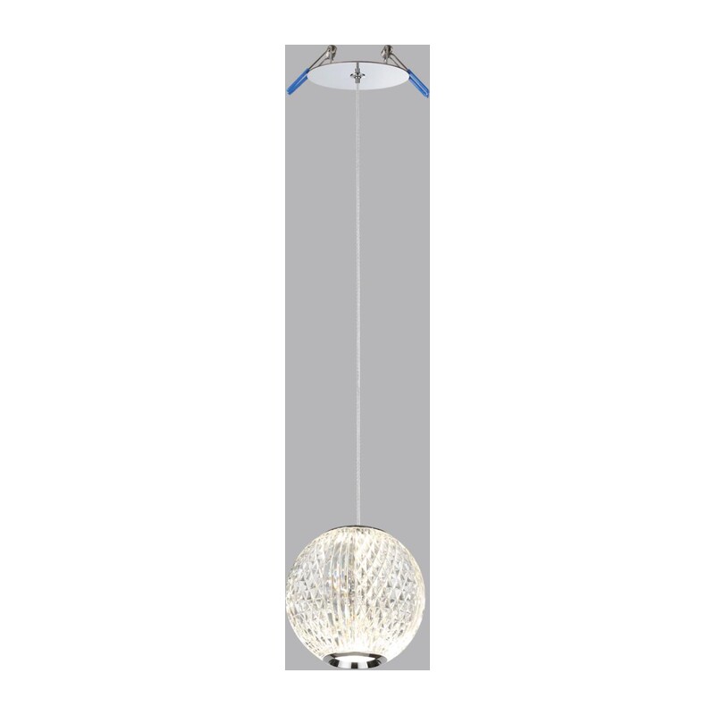 5007/5LA L-VISION ODL24 567 хром/металл/акрил Подвес LED 5W 4000K 365лм CRYSTAL 4