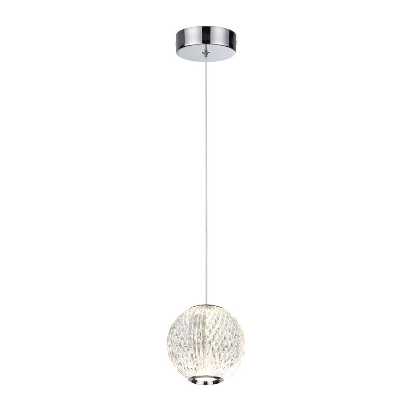 5007/5LA L-VISION ODL24 567 хром/металл/акрил Подвес LED 5W 4000K 365лм CRYSTAL 5