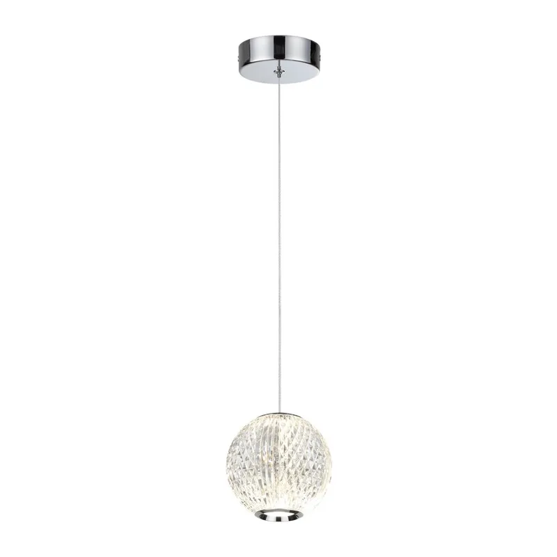 5007/5LA L-VISION ODL24 567 хром/металл/акрил Подвес LED 5W 4000K 365лм CRYSTAL
