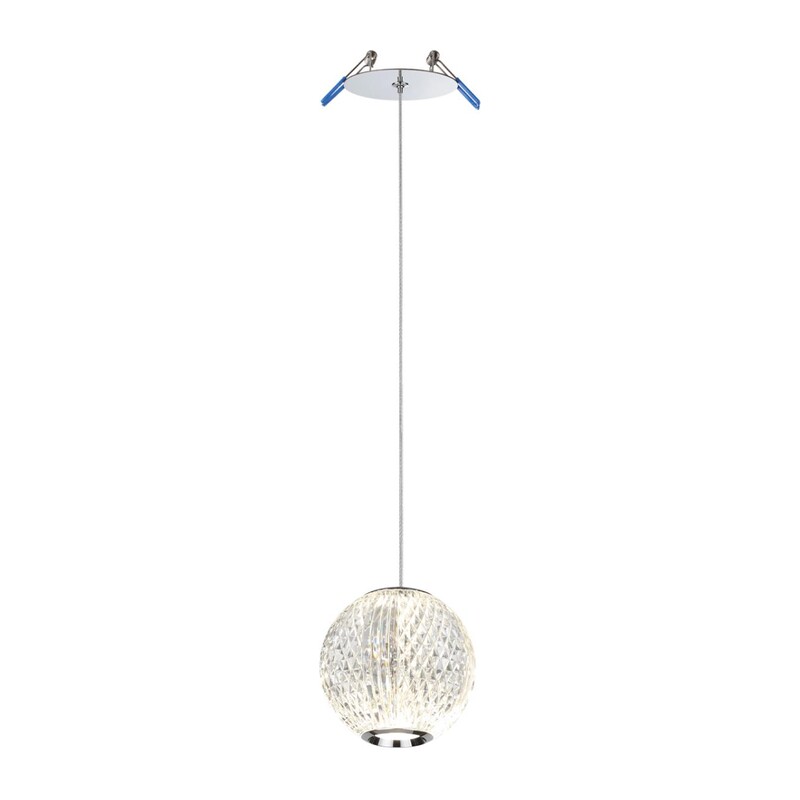 5007/5LA L-VISION ODL24 567 хром/металл/акрил Подвес LED 5W 4000K 365лм CRYSTAL