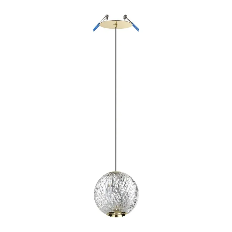 5008/5LA L-VISION ODL24 567 золотой/металл/акрил Подвес LED 5W 4000K 390лм CRYSTAL 3