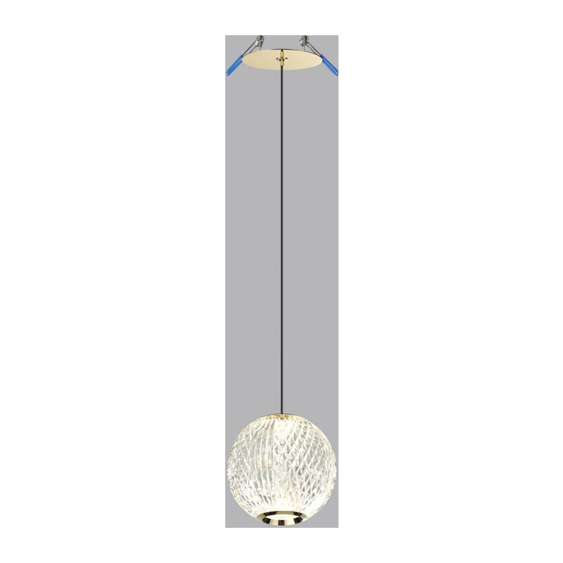 5008/5LA L-VISION ODL24 567 золотой/металл/акрил Подвес LED 5W 4000K 390лм CRYSTAL 4