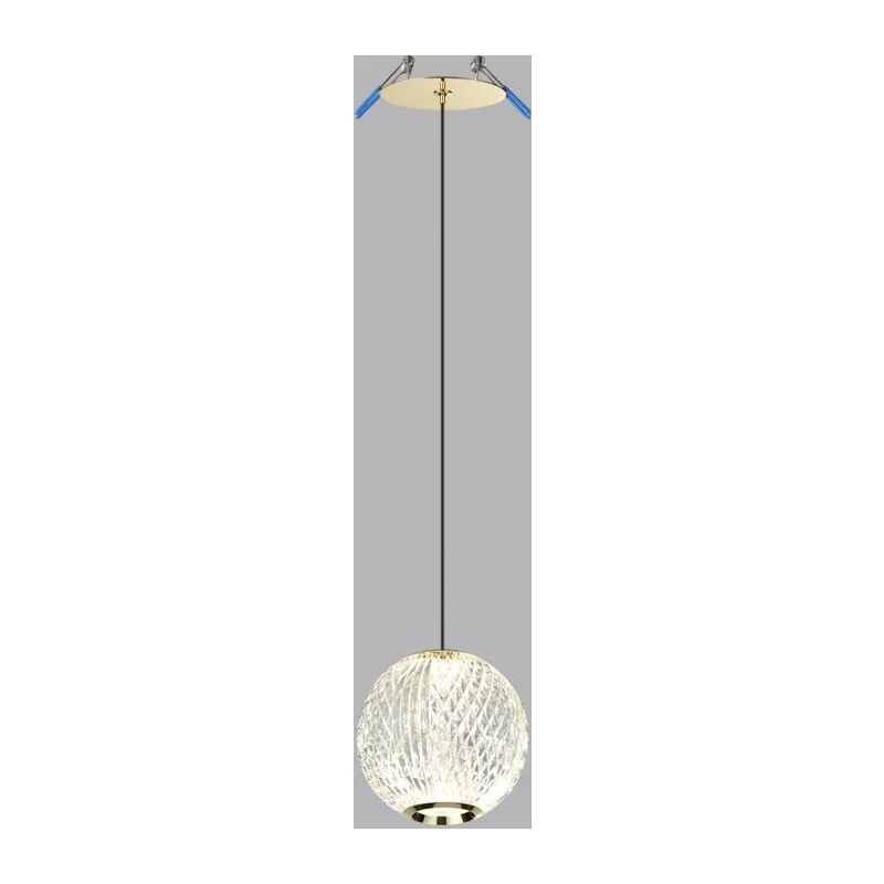 5008/5LA L-VISION ODL24 567 золотой/металл/акрил Подвес LED 5W 4000K 390лм CRYSTAL 4