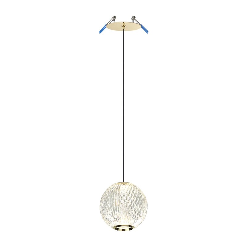 5008/5LA L-VISION ODL24 567 золотой/металл/акрил Подвес LED 5W 4000K 390лм CRYSTAL