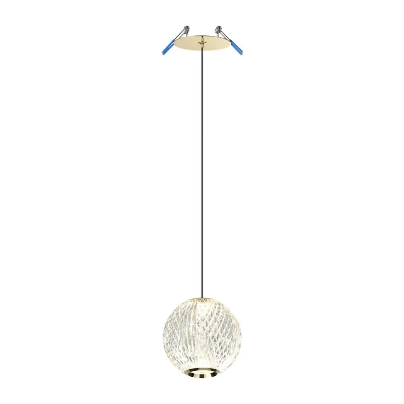 5008/5LA L-VISION ODL24 567 золотой/металл/акрил Подвес LED 5W 4000K 390лм CRYSTAL 2