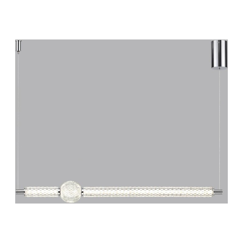 5007/28L L-VISION ODL24 571 хром/металл/акрил Подвес LED 28W 4000K 2089лм CRYSTAL 3