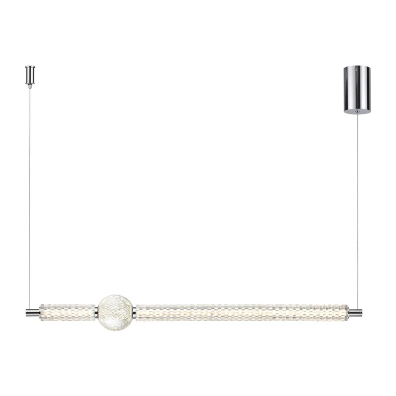 5007/28L L-VISION ODL24 571 хром/металл/акрил Подвес LED 28W 4000K 2089лм CRYSTAL