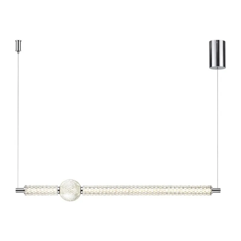 5007/28L L-VISION ODL24 571 хром/металл/акрил Подвес LED 28W 4000K 2089лм CRYSTAL