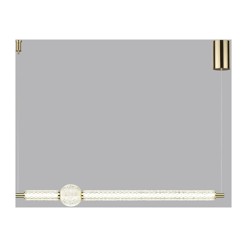 5008/28L L-VISION ODL24 571 золотой/металл/акрил Подвес LED 28W 4000K 2340лм CRYSTAL 3