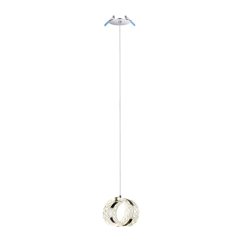 5029/8L L-VISION ODL24 000 хром/металл/акрил Подвес LED 8W 4000K 448лм MIRAGE 2
