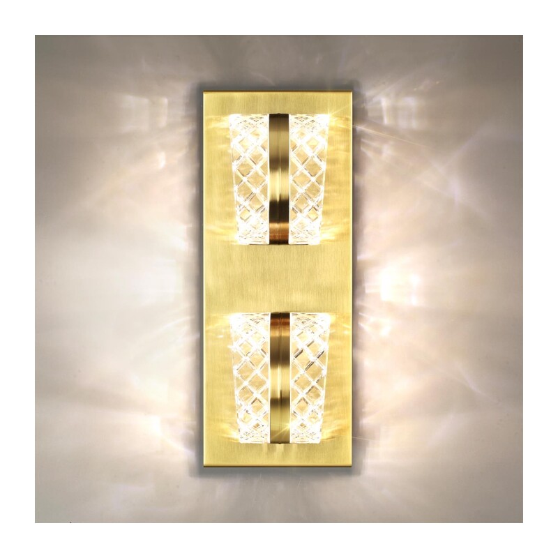 5030/8WL L-VISION ODL24 000 античн.бронзаметалл/акрил Бра LED 8W 4000K 367лм MIRAGE 4