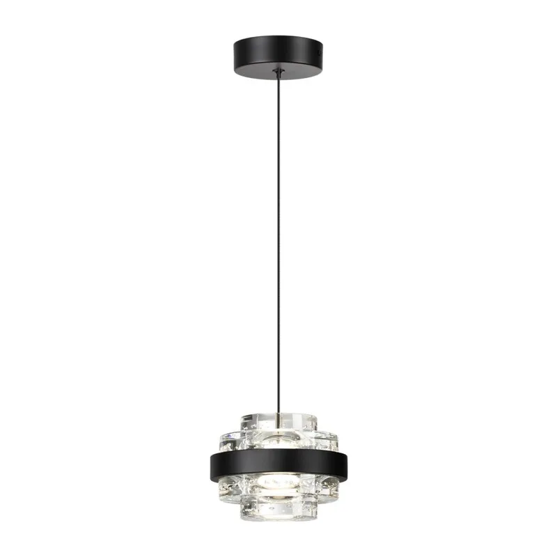5031/6L L-VISION ODL24 000 чёрный/металл/акрил Подвес LED 6W 4000K 432лм KLOT