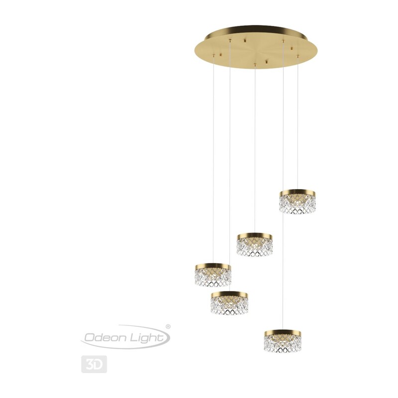 5032/30L L-VISION ODL24 000 античн.бронза/металл/акрил Люстра LED 30W 4000K 1958лм FIVRE 2
