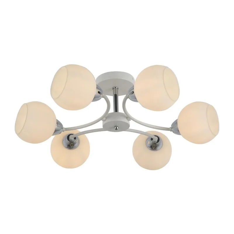 5647/6C COMFI LN23 000  белый, хром Люстра потолочная E27 6*60W 220V KODI