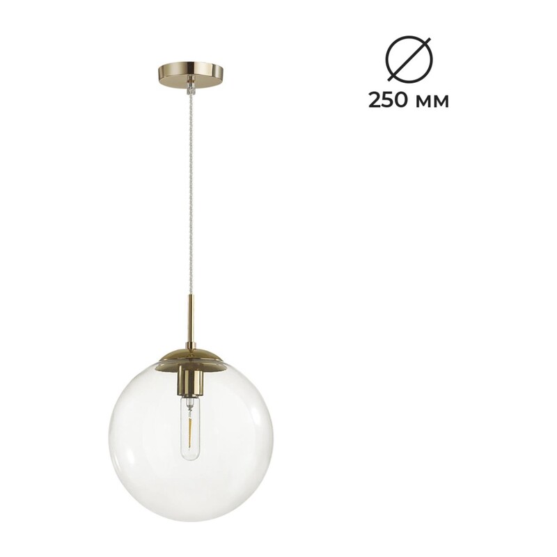 6509/1 SUSPENTIONI LN26 409 золотой Подвес E27 1*60W 220V SUMMER 3