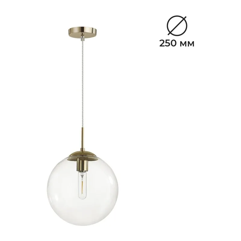 6509/1 SUSPENTIONI LN26 409 золотой Подвес E27 1*60W 220V SUMMER