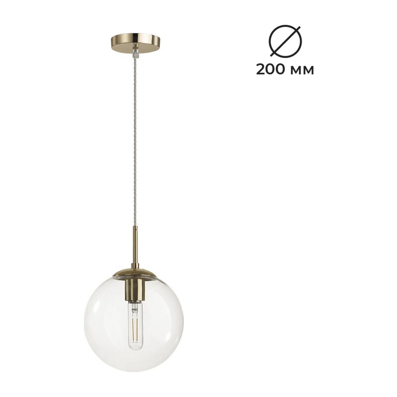 6509/1B SUSPENTIONI LN26 409 золотой Подвес E27 1*60W 220V SUMMER 3