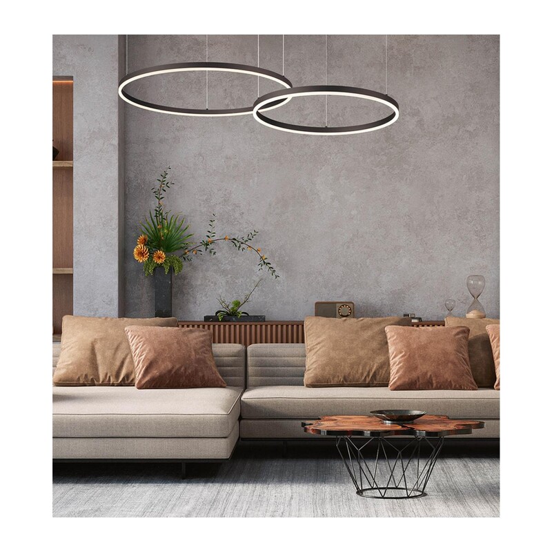 6530/50L LEDIO LN26 262 чёрный Светильник подвесной LED 50W  3000/4000/6000К 220V ECHO 4