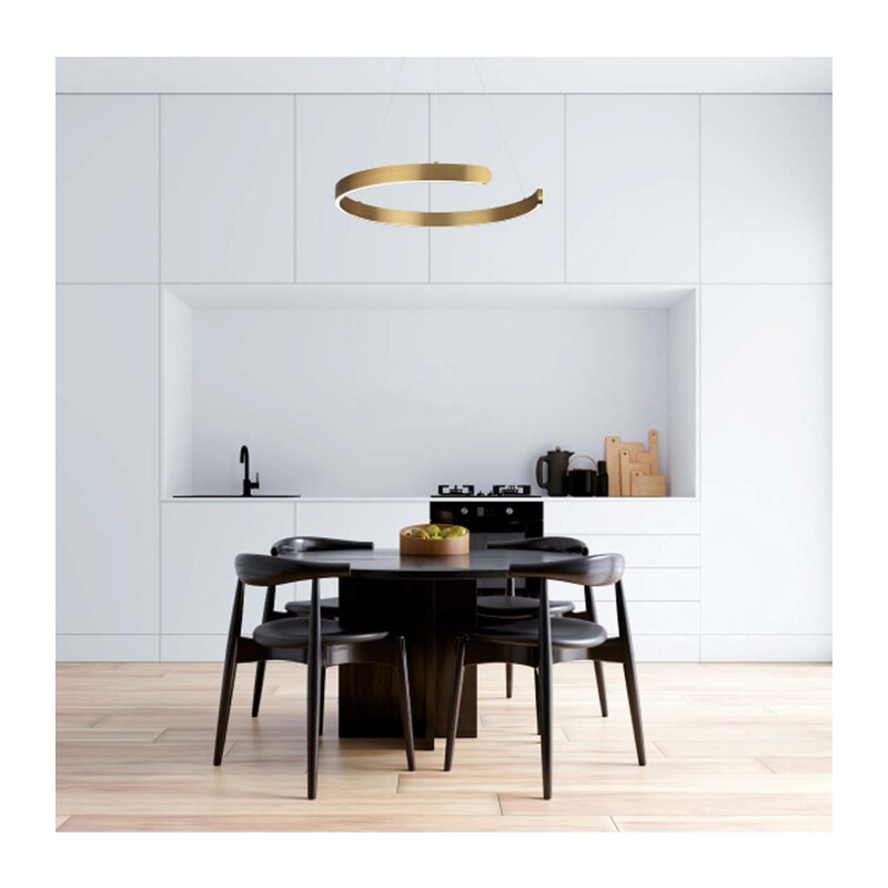 6535/43L LEDIO LN26 266 латунь Светильник подвесной LED 43W  3000/4000/6000К 220V INDIE 5