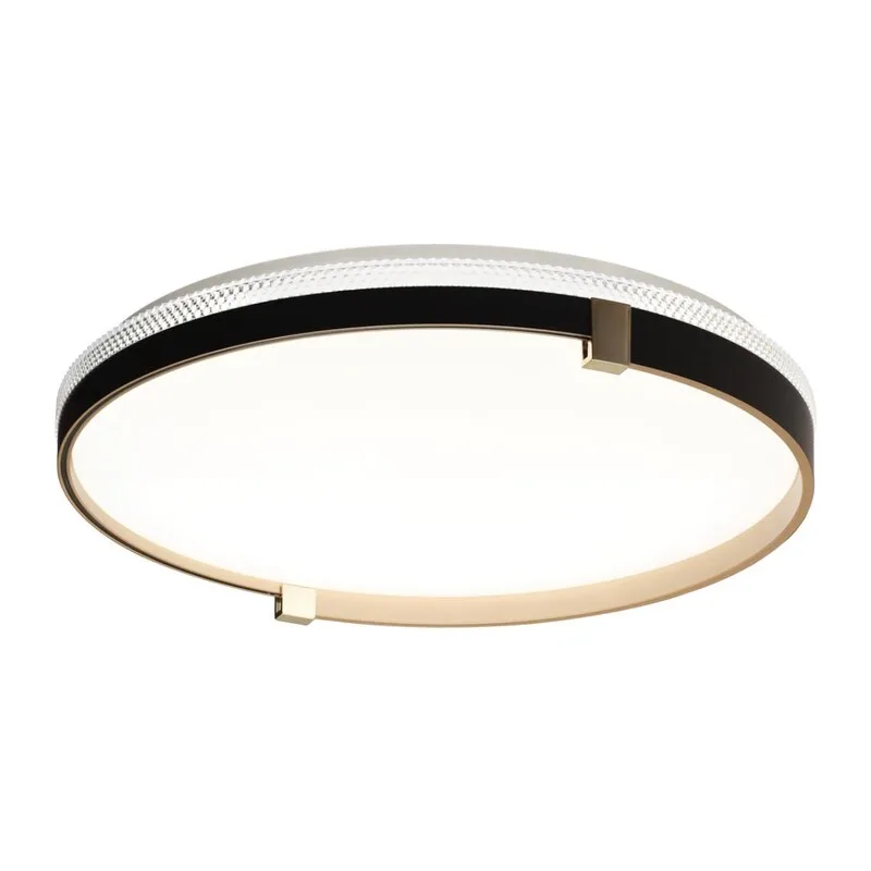 7647/DL PALE SN 189 Светильник пластик/белый/черный/золотой LED 48Вт 4000К D390 IP43 OLIDI BLACK 4