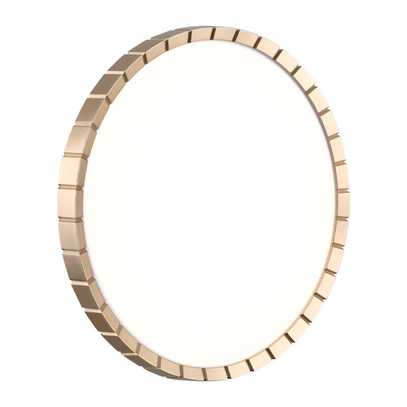 7648/DL PALE SN 142 Светильник пластик/белый/золотой LED 48Вт 4000К D385 IP43 ATABI GOLD 3