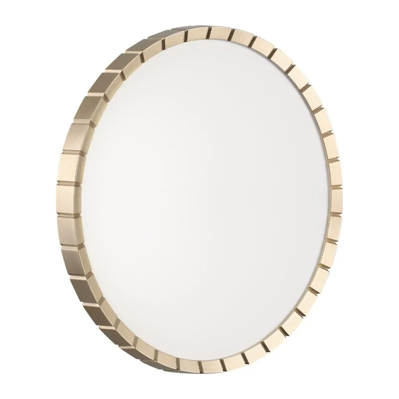 7648/DL PALE SN 142 Светильник пластик/белый/золотой LED 48Вт 4000К D385 IP43 ATABI GOLD