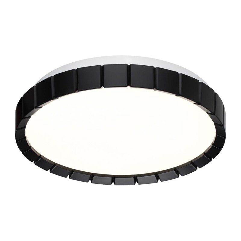 7649/CL PALE SN 142 Светильник пластик/белый/черный LED 30Вт 4000К D336 IP43 ATABI BLACK 5