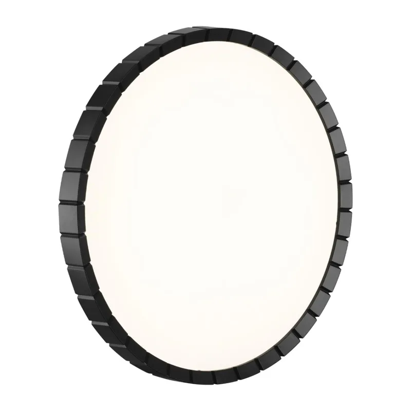 7649/DL PALE SN 142 Светильник пластик/белый/черный LED 48Вт 4000К D385 IP43 ATABI BLACK