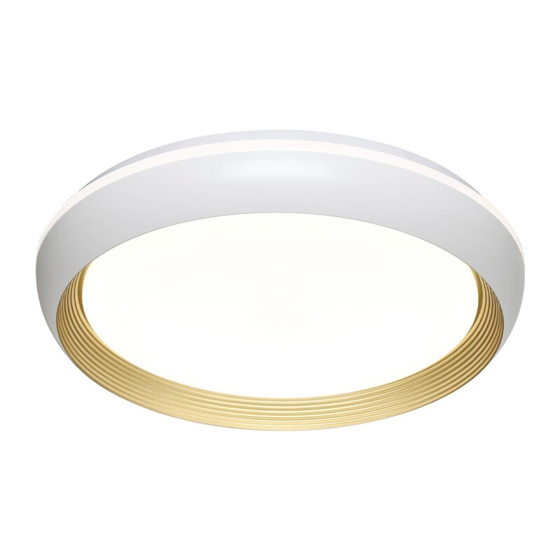 7650/DL PALE SN 141 Светильник пластик/белый/золотой LED 48Вт 4000К D380 IP43 TOFIQ WHITE 5