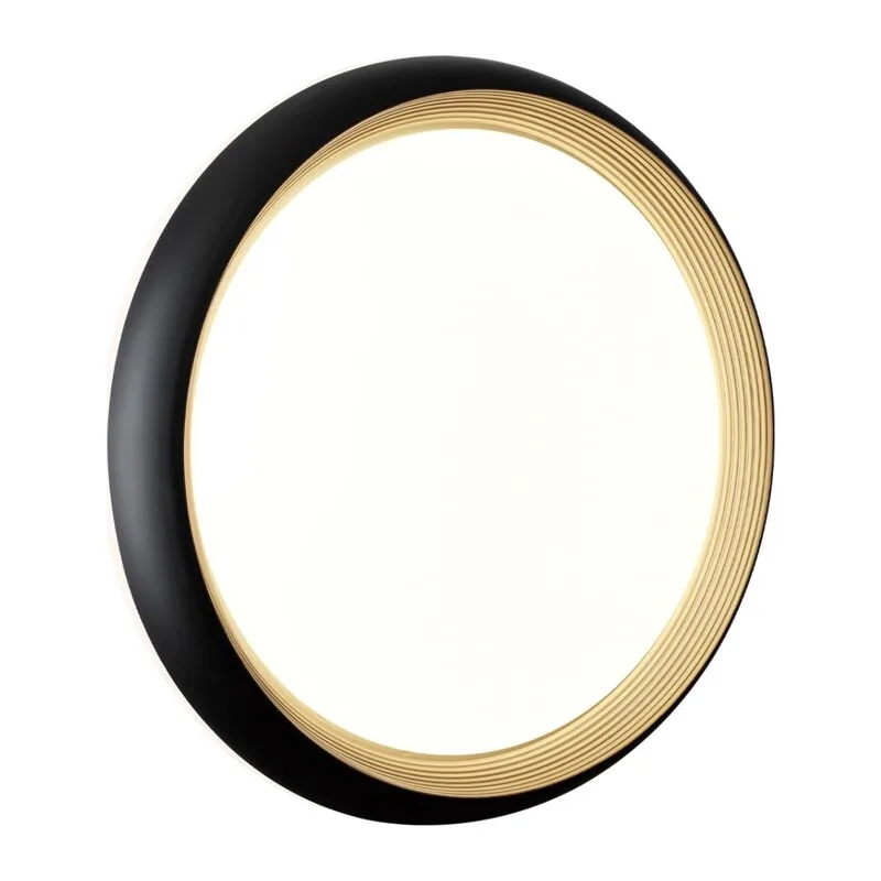 7651/DL PALE SN 141 Светильник пластик/черный/золотой LED 48Вт 4000К D380 IP43 TOFIQ BLACK 2