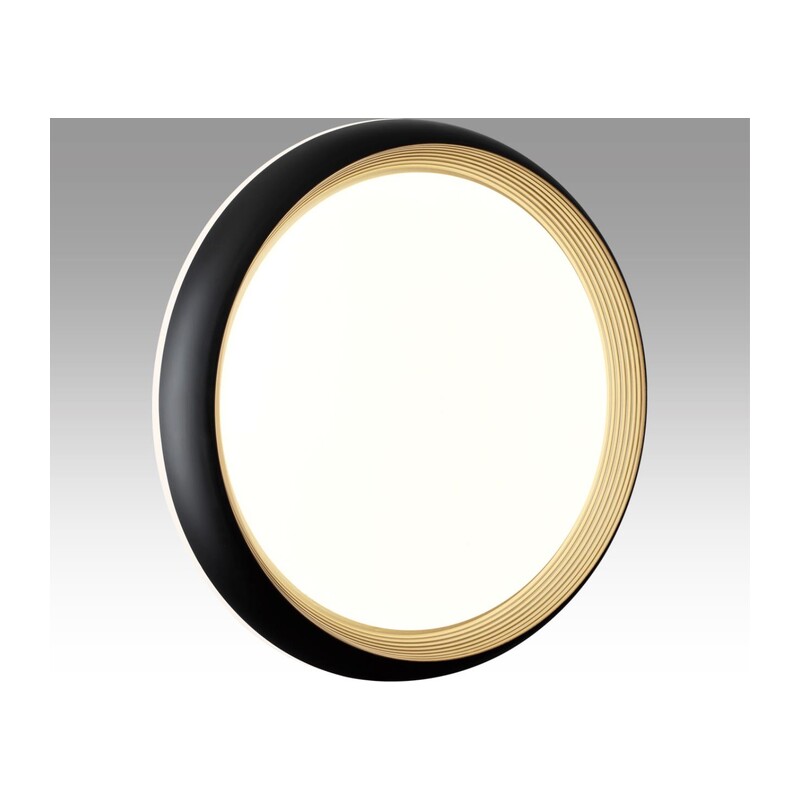 7651/DL PALE SN 141 Светильник пластик/черный/золотой LED 48Вт 4000К D380 IP43 TOFIQ BLACK 4