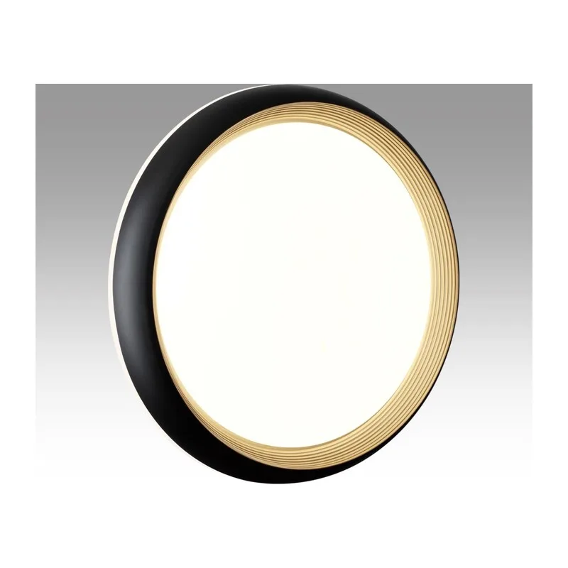 7651/DL PALE SN 141 Светильник пластик/черный/золотой LED 48Вт 4000К D380 IP43 TOFIQ BLACK 3