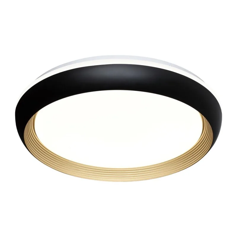 7651/DL PALE SN 141 Светильник пластик/черный/золотой LED 48Вт 4000К D380 IP43 TOFIQ BLACK 4